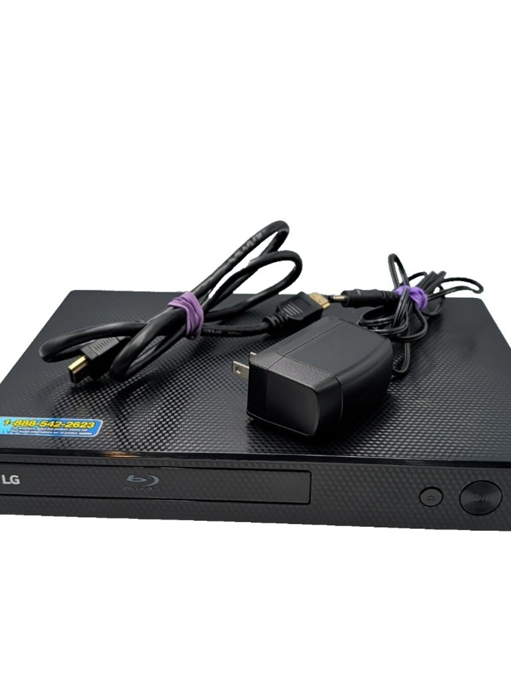 LG BP350 1080p Network Blu-ray DVD Player HDMI Cable USB Streaming No Remote